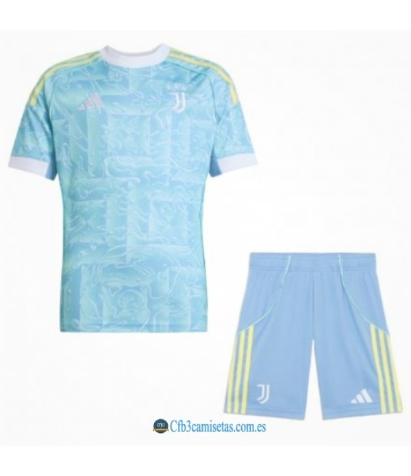 CFB3-Camisetas Juventus 2a equipación 2025/26 - niÑos
