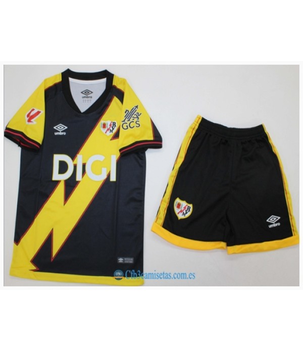 CFB3-Camisetas Rayo vallecano 3a equipación 2025/26 - niÑos