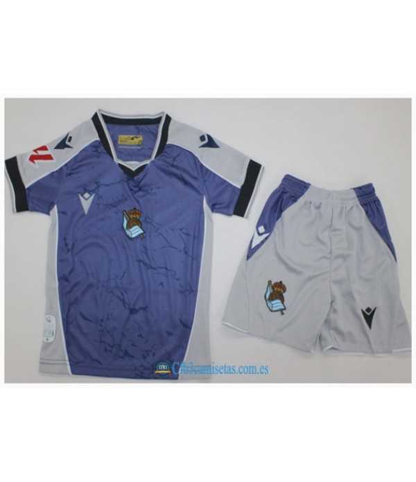 CFB3-Camisetas Real sociedad 2a equipación 2025/26 - niÑos