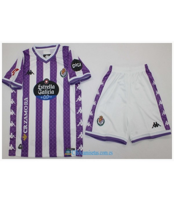 CFB3-Camisetas Real valladolid 1a equipación 2025/26 - niÑos