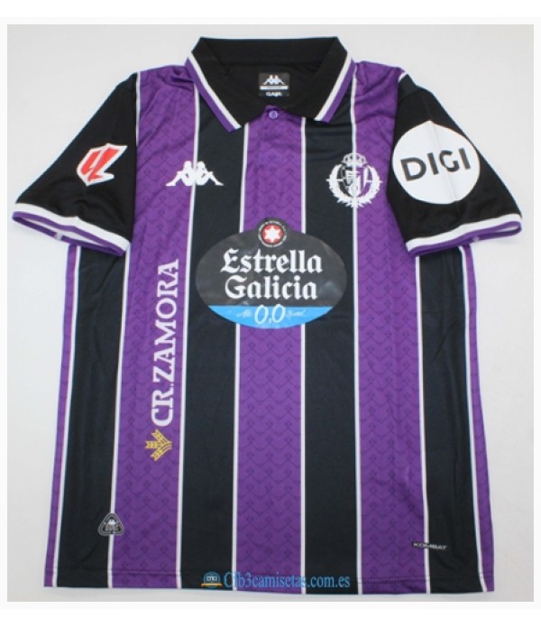 CFB3-Camisetas Real valladolid 2a equipación 2025/26