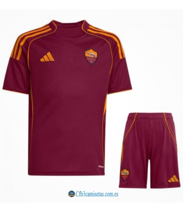 CFB3-Camisetas As roma 1a equipación 2025/26 - niÑos