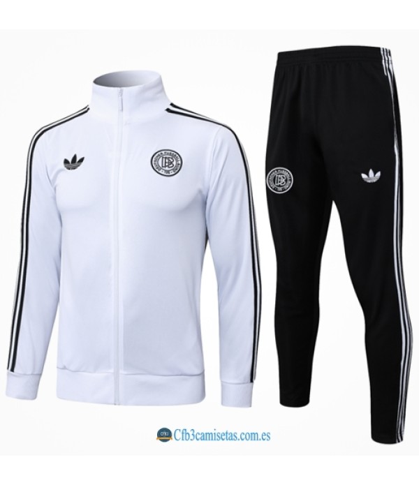 CFB3-Camisetas Chándal alemania 125th 2025 -white cremallera larga