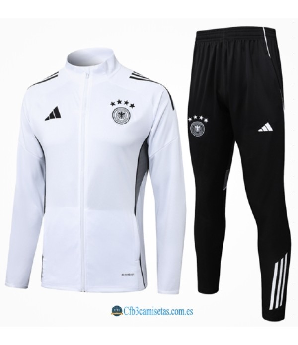 CFB3-Camisetas Chándal alemania 2025- white cremallera larga