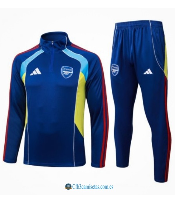 CFB3-Camisetas Chándal arsenal 2025/26-long zipper cailan