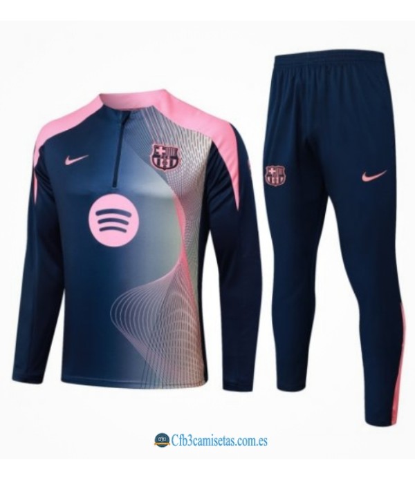 CFB3-Camisetas Chándal fc barcelona 2025/26 -blue with pink