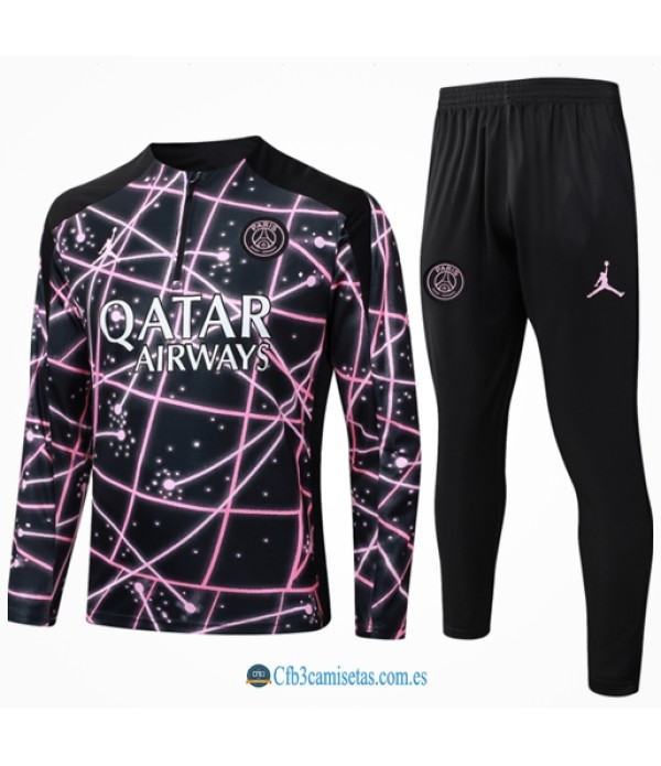 CFB3-Camisetas Chándal psg 2025/26 black starry sky half zipper