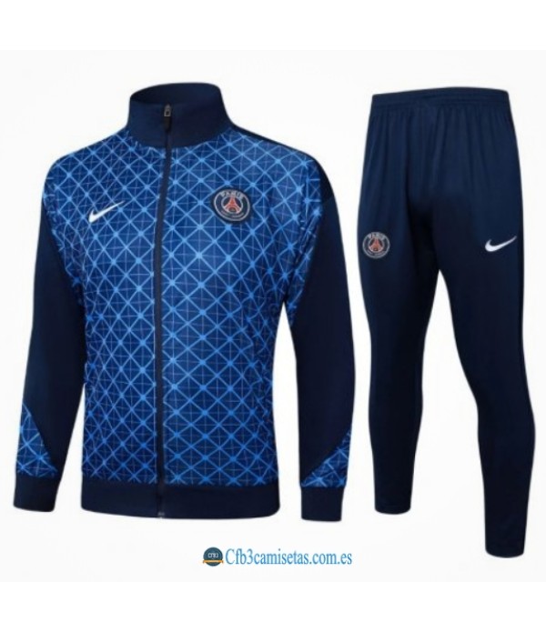 CFB3-Camisetas Chándal psg 2025/26 blue long zipper