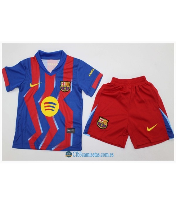CFB3-Camisetas Fc barcelona 4a equipación 2025/26 - niÑos