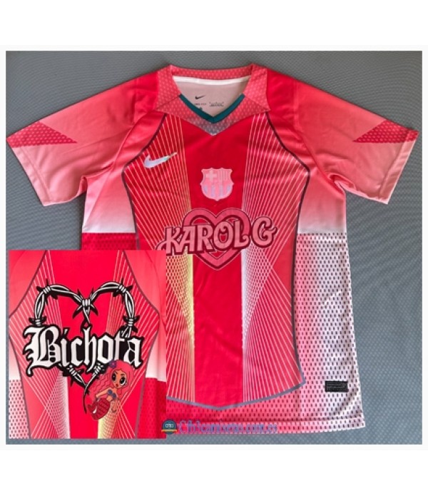 CFB3-Camisetas Fc barcelona especial x karolg 2025/26-rojo