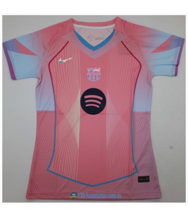 CFB3-Camisetas Fc barcelona pink equipación 2025/26 - mujer