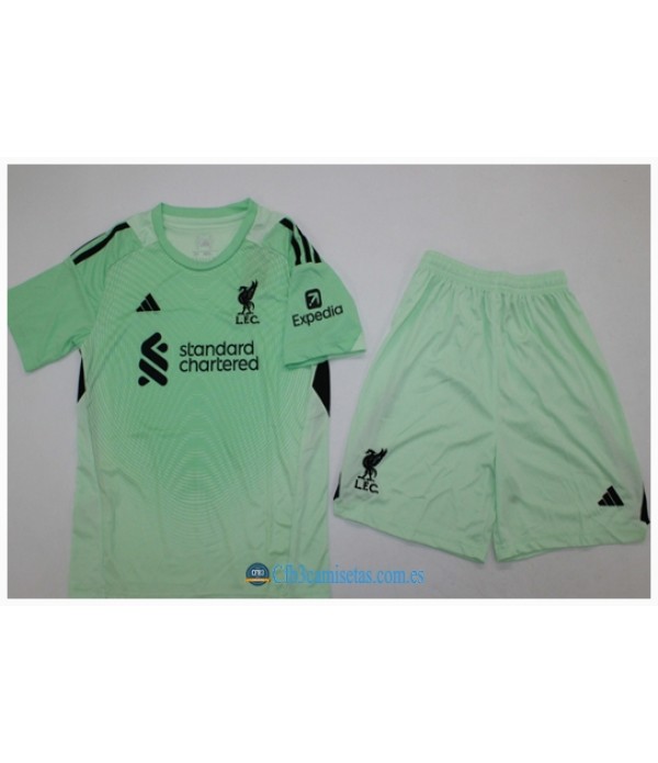 CFB3-Camisetas Liverpool equipación portero 2025/26 - niÑos