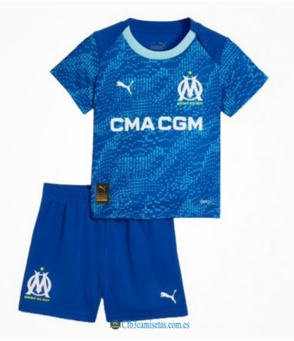 CFB3-Camisetas Olympique marsella 3a equipación 2025/26 - niÑos