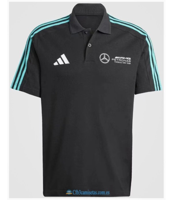 CFB3-Camisetas Polo mercedes amg 2025 black ii