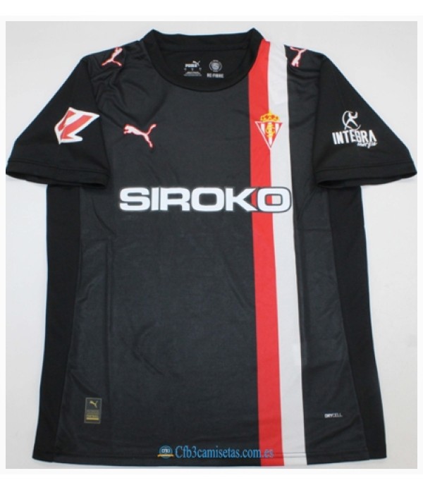 CFB3-Camisetas Sporting de gijon 2a equipacion 2025/26