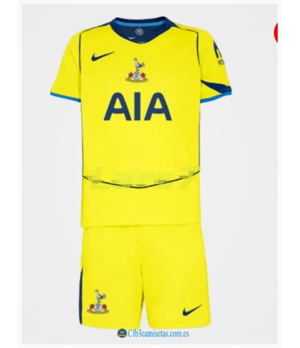 CFB3-Camisetas Tottenham hotspur 3a equipación 2025/26 - niÑos