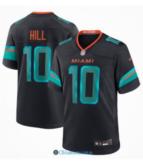 CFB3-Camisetas Tyreek hill miami dolphins - rivalries