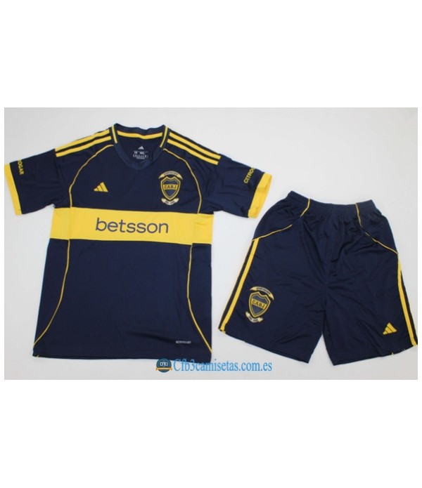 CFB3-Camisetas Boca juniors 1a equipación 2025/26 - niÑos