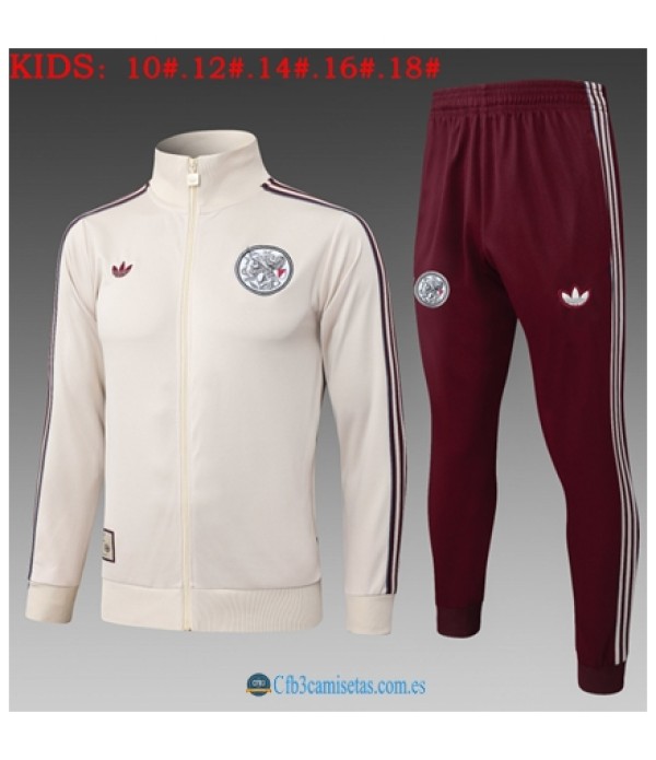 CFB3-Camisetas Chándal ajax 2025/26 - niÑos