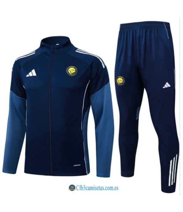 CFB3-Camisetas Chándal al-nassr 2025/26 blue-long zipper