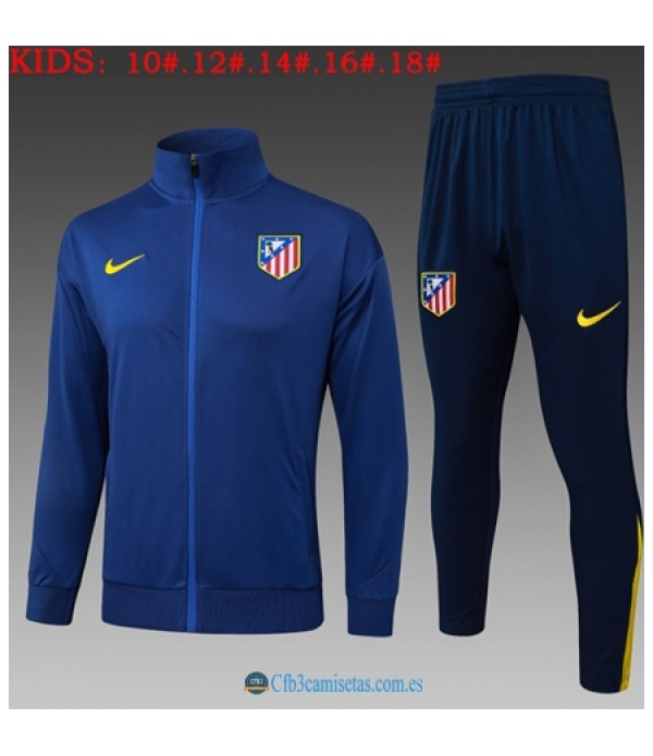 CFB3-Camisetas Chándal atlético madrid 2025/26 bule - niÑos
