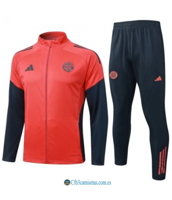 CFB3-Camisetas Chándal bayern munich 2025/26-red cremallera larga）