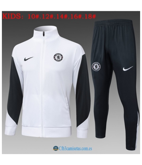CFB3-Camisetas Chándal chelsea 2025/26 white - niÑos