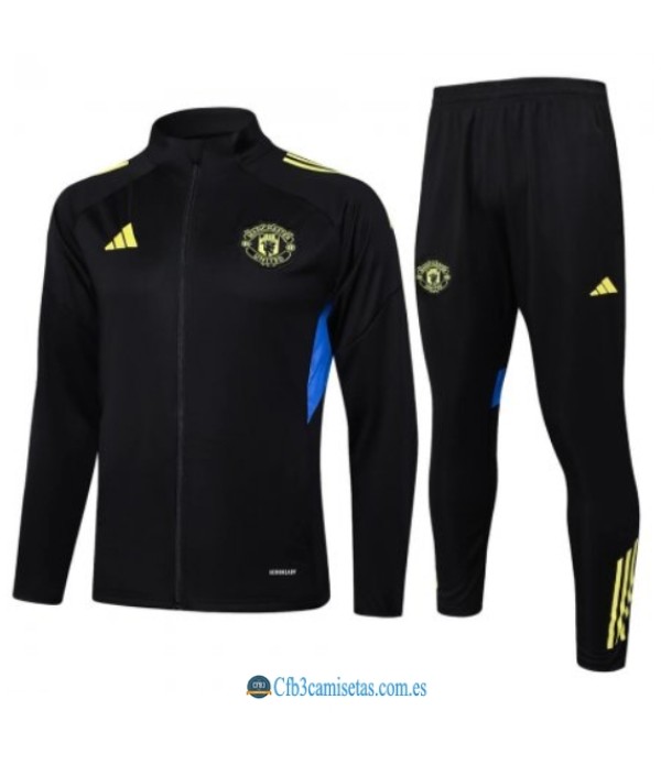CFB3-Camisetas Chándal manchester united 2025/26 black