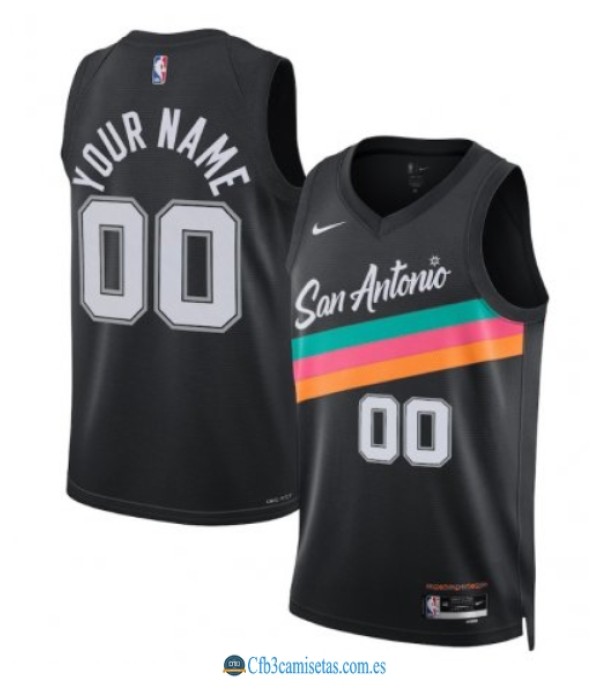 CFB3-Camisetas Custom san antonio spurs 2025/26 - city