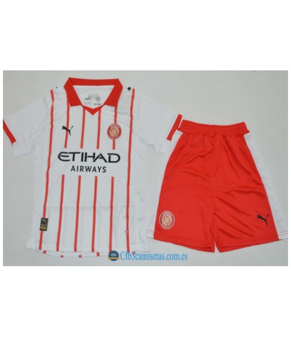 CFB3-Camisetas Girona 1a equipación 2025/26 - niÑos