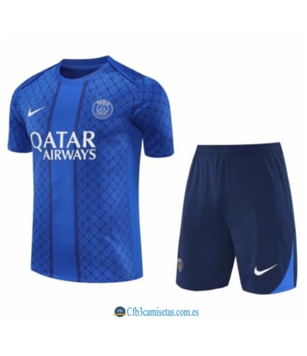 CFB3-Camisetas Kit entrenamiento psg 2025/26 bule