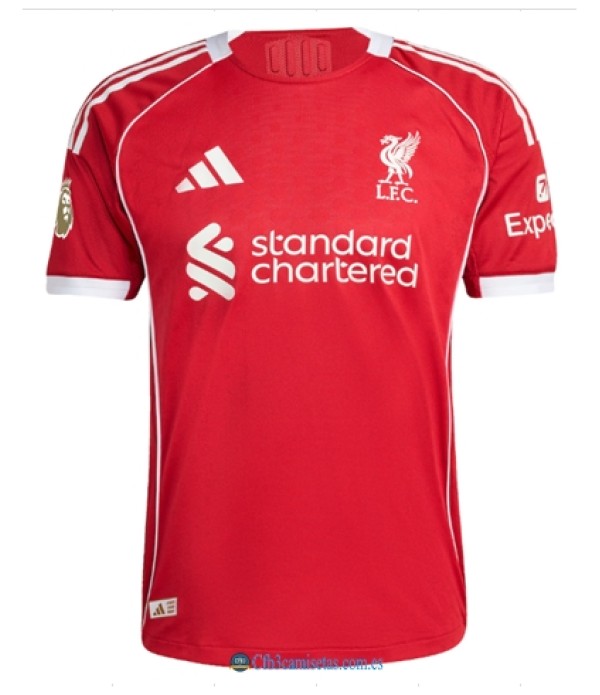 CFB3-Camisetas Liverpool 1a equipación 2025/26 - authentic