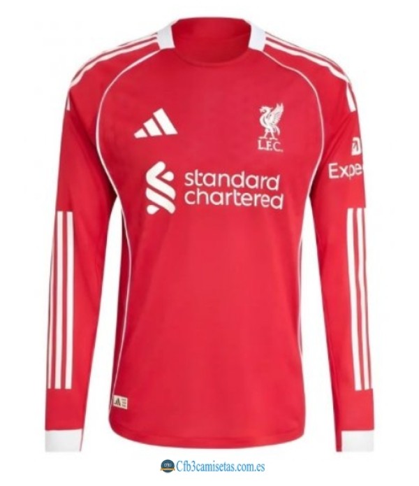 CFB3-Camisetas Liverpool 1a equipación 2025/26 ml - authentic