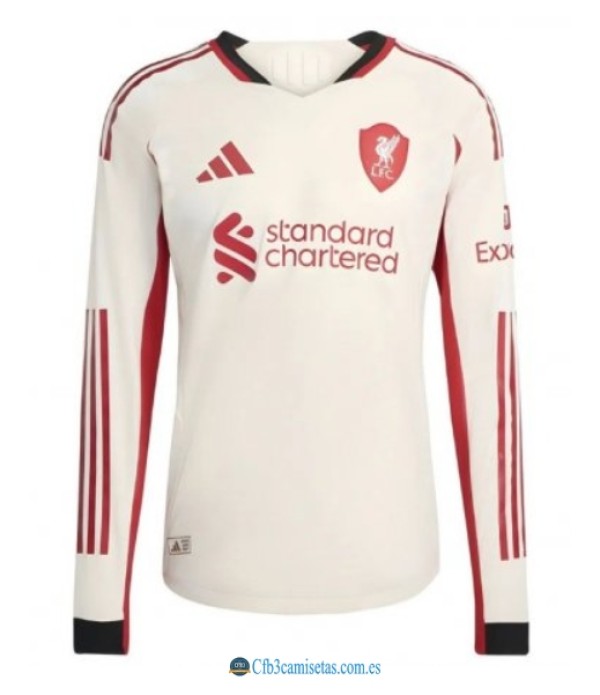 CFB3-Camisetas Liverpool 2a equipación 2025/26 ml - authentic