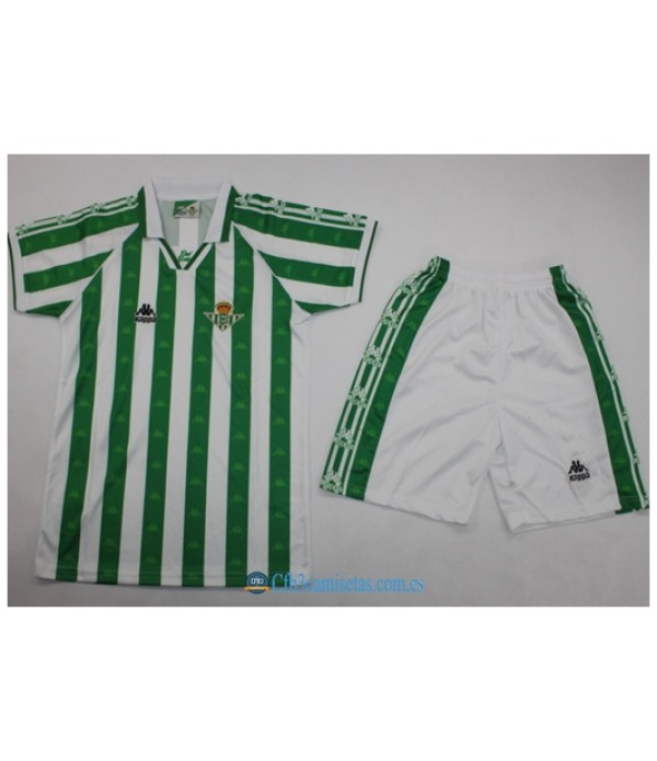 CFB3-Camisetas Real betis 1a equipación 95/97 - niÑos