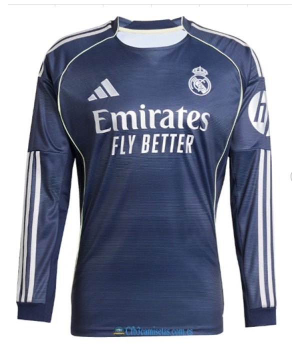 CFB3-Camisetas Real madrid 2a equipación 2025/26 ml-authentic