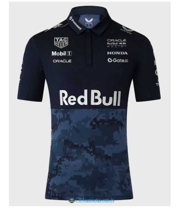 CFB3-Camisetas Red bull racing x hypebeast castore track polo - navy