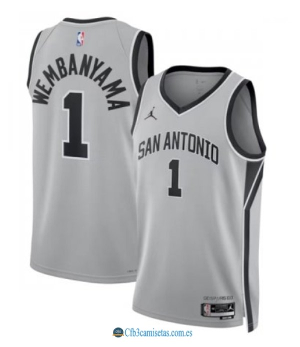 CFB3-Camisetas Victor wembanyama san antonio spurs - statement