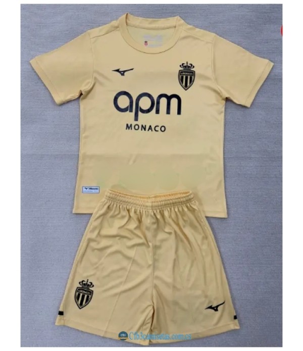 CFB3-Camisetas As monaco 2a equipación 2025/26 - niÑos