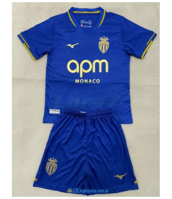 CFB3-Camisetas As monaco 3a equipación 2025/26 - niÑos
