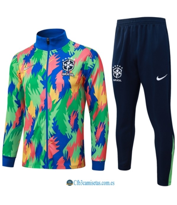 CFB3-Camisetas Chándal brasil 2026 colores de camuflaje