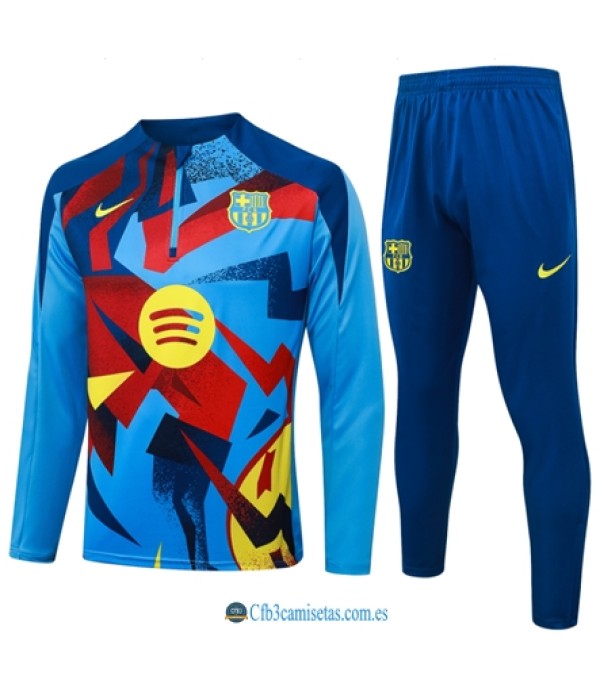 CFB3-Camisetas Chándal fc barcelona 2025/26 -azul