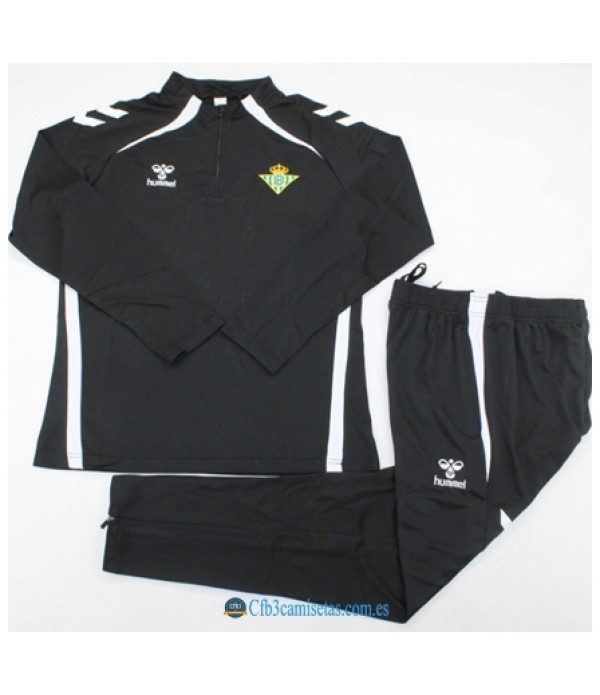 CFB3-Camisetas Chándal real betis 2024/26 black - niÑos