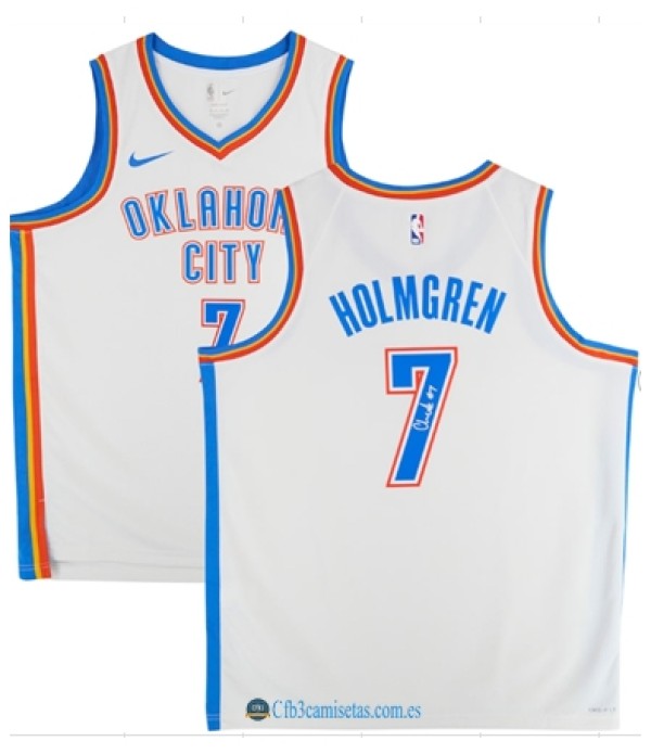 CFB3-Camisetas Chet holmgren oklahoma city thunder 2025/26 - association edition