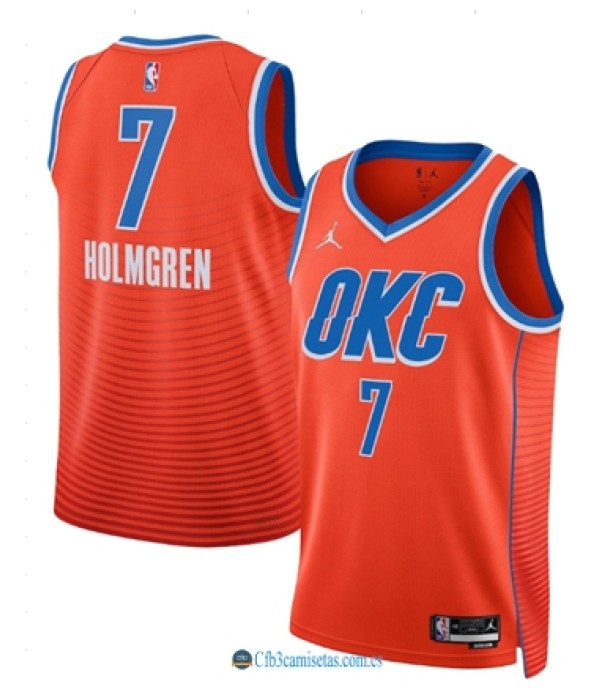 CFB3-Camisetas Chet holmgren oklahoma city thunder - statement edition