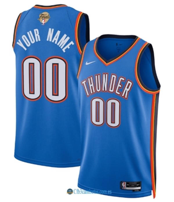 CFB3-Camisetas Custom oklahoma city thunder 2025/26 - icon edition