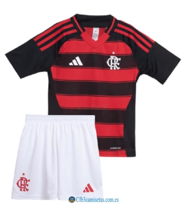 CFB3-Camisetas Flamengo 1a equipación 2025/26 - niÑos
