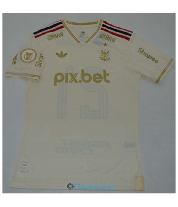 CFB3-Camisetas Flamengo 3a equipación con parche 2025/26
