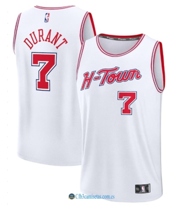 CFB3-Camisetas Kevin durant houston rockets - city edition