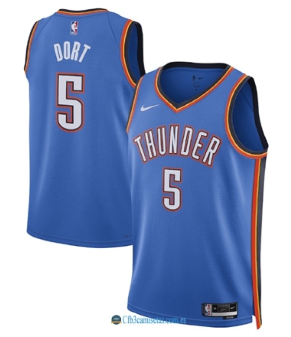 CFB3-Camisetas Luguentz dort oklahoma city thunder - icon edition